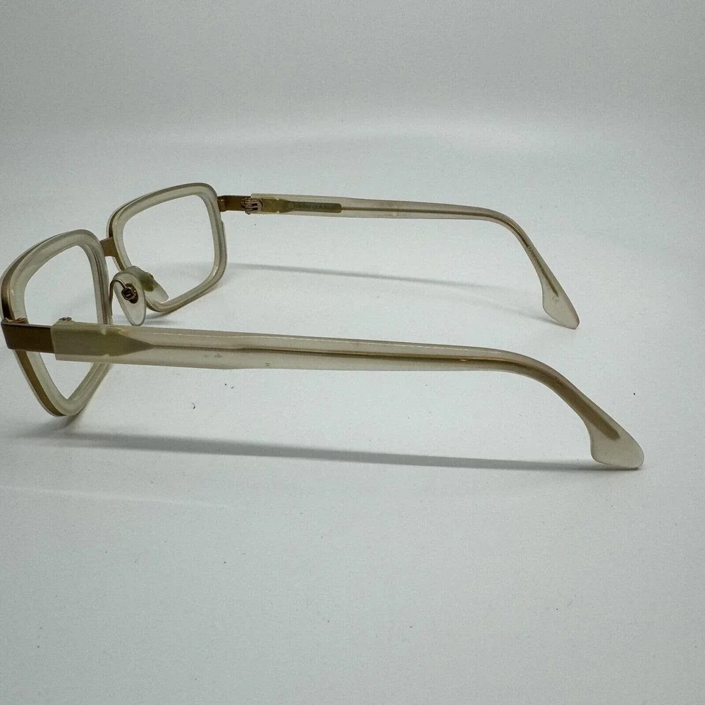 Claire Goldsmith Eyeglasses Frame Womens Tan Brown Ferris Frost‎ 52-15-140 H9962